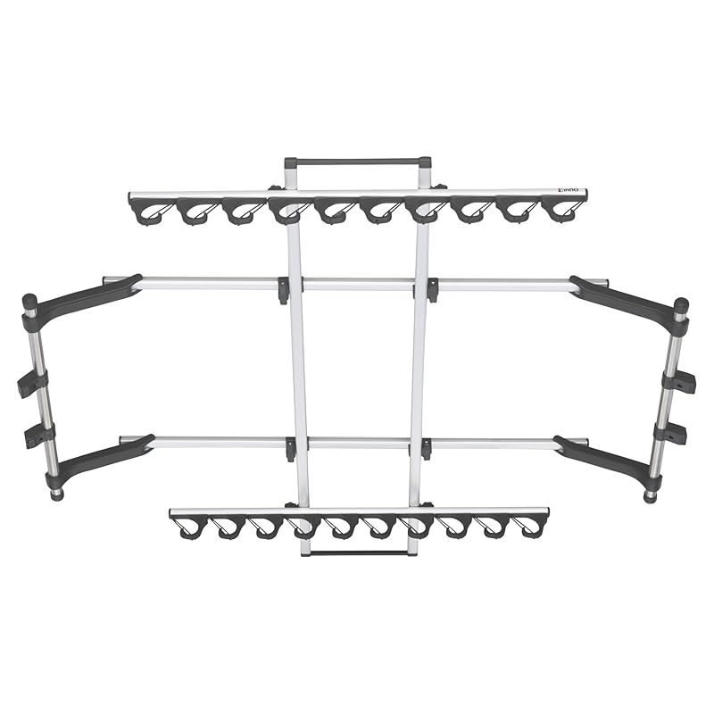 送料込 カーメイト Carmate INNO ロッドホルダー Jフック10 ワイド 釣り竿 車 載 シンプルなJフック 10本積み IF19