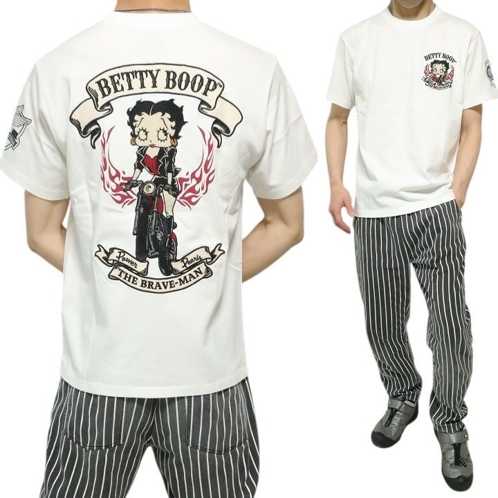 ベティーブープ ベティブープ コラボ ブレイブマン Tシャツ バイク
