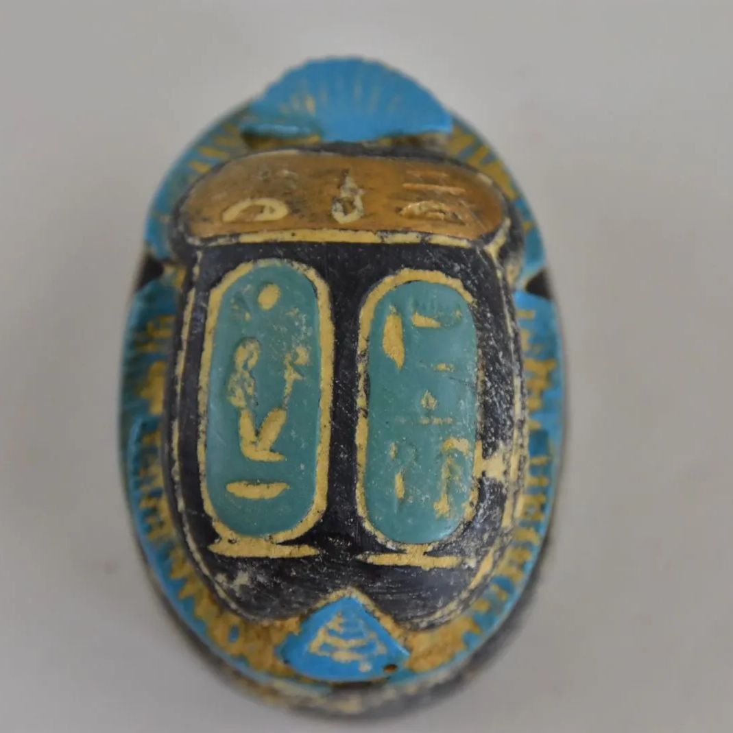 古代エジプト スカラベ(ケプリ神)のお守り 護符 フンコロガシ