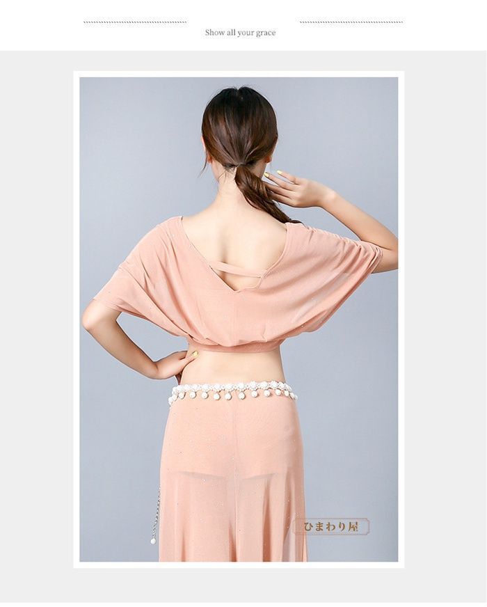 ベリーダンス レッスン着 セットアップ ラベンダー LW0181PU