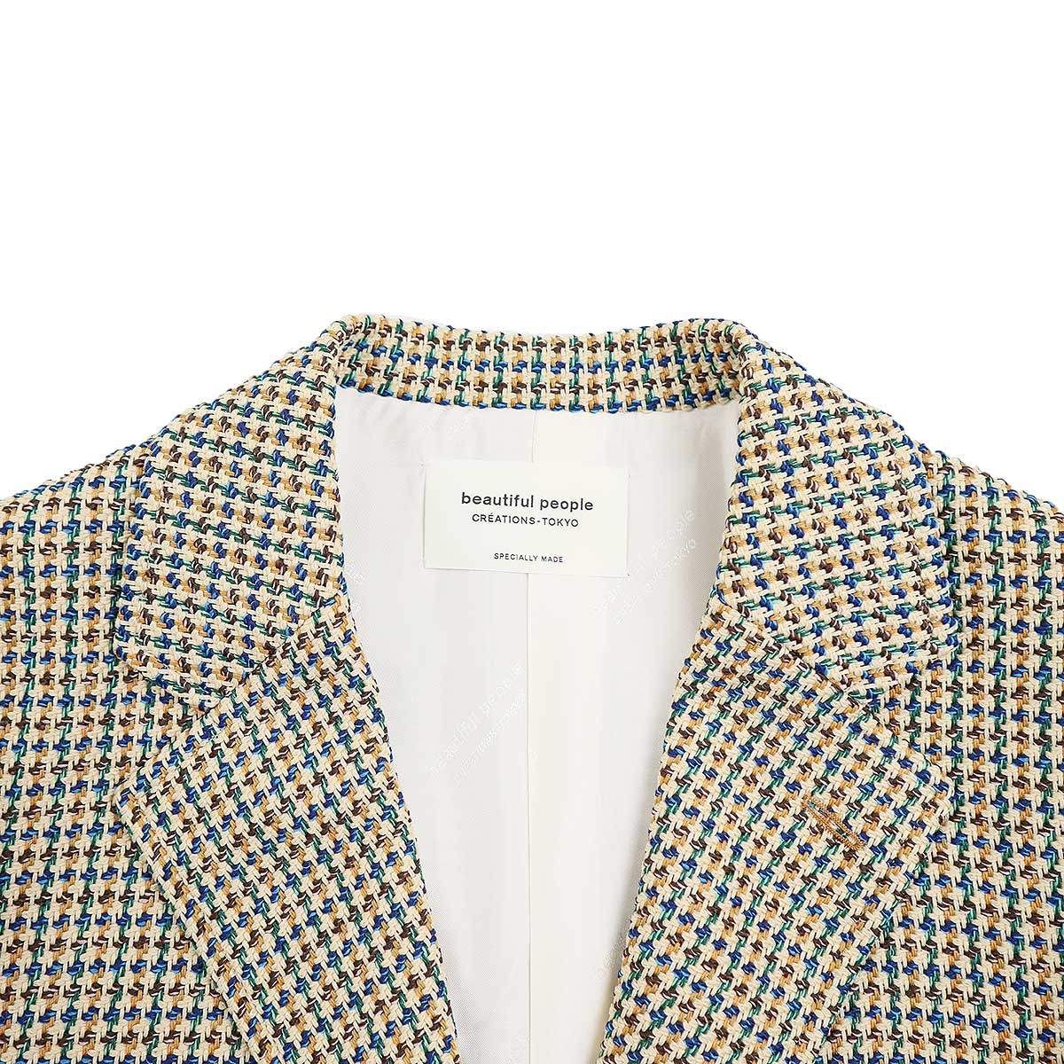 beautiful people ビューティフルピープル 23AW big kersey tweed 