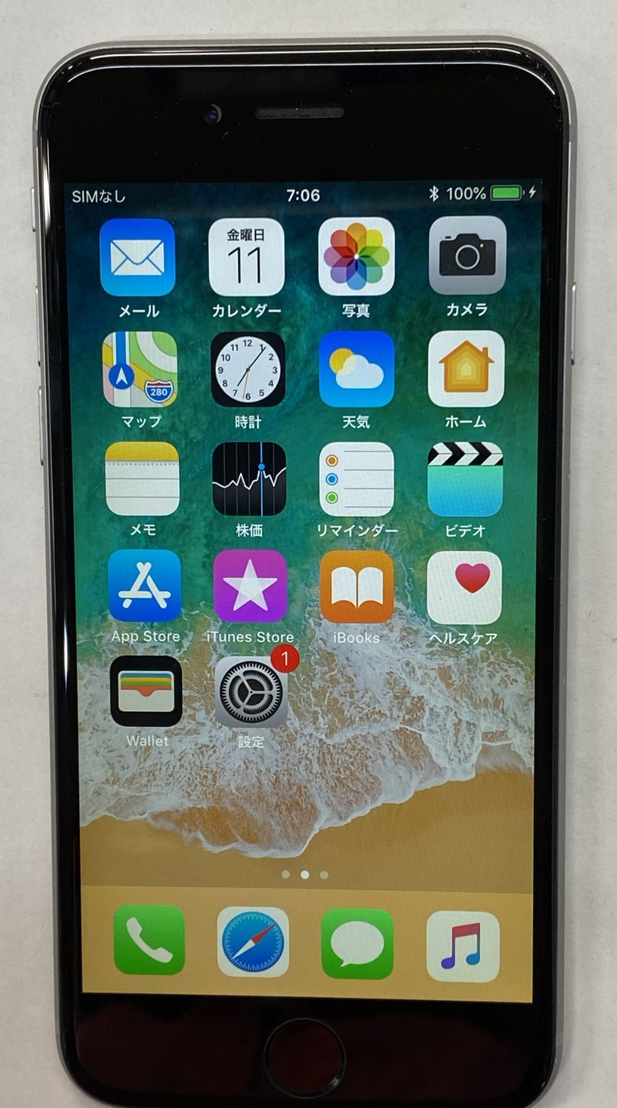 ☆iPhone 6 64GB space gray Apple iPhone6 64GB au ネットワーク制限○