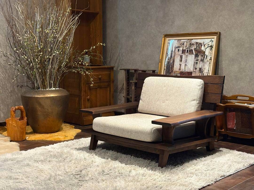 NITORI ニトリ　アカツキ　ラウンジソファ　1人掛ソファ　ビンテージ　SG NITORI ニトリ アカツキ ラウンジソファ 1人掛ソファ ビンテージ SG