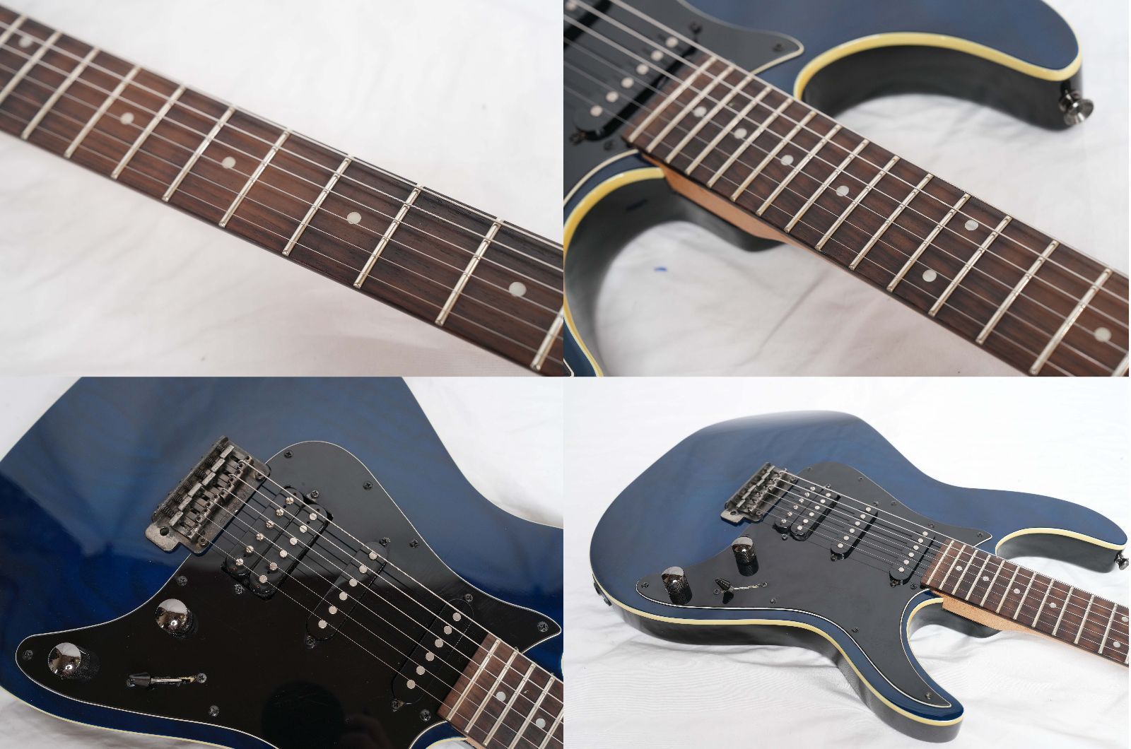 ☆Fernandes☆ARS CUSTOM シースルーブルー SSHピックアップ