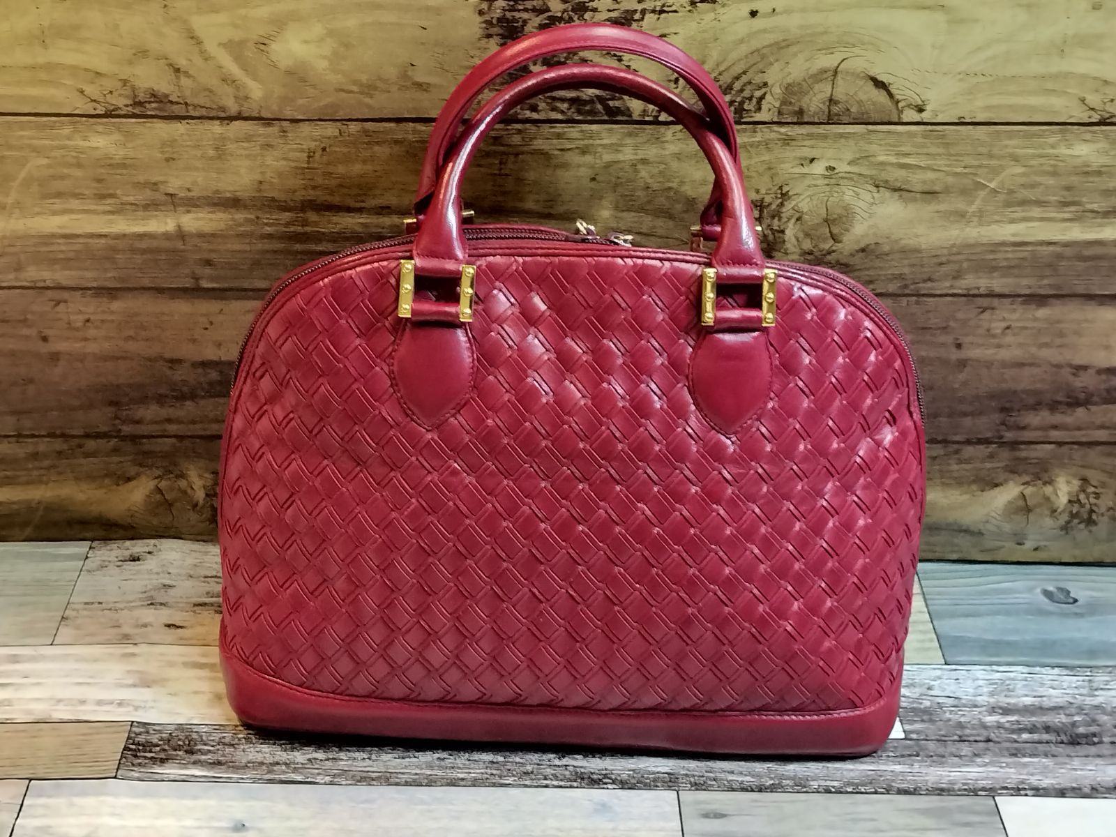 【BALLY】　バリー　フリンジレザー　編み込み　ハンドバッグ BALLY】 バリー フリンジレザー 編み込み ハンドバッグ - メルカリ