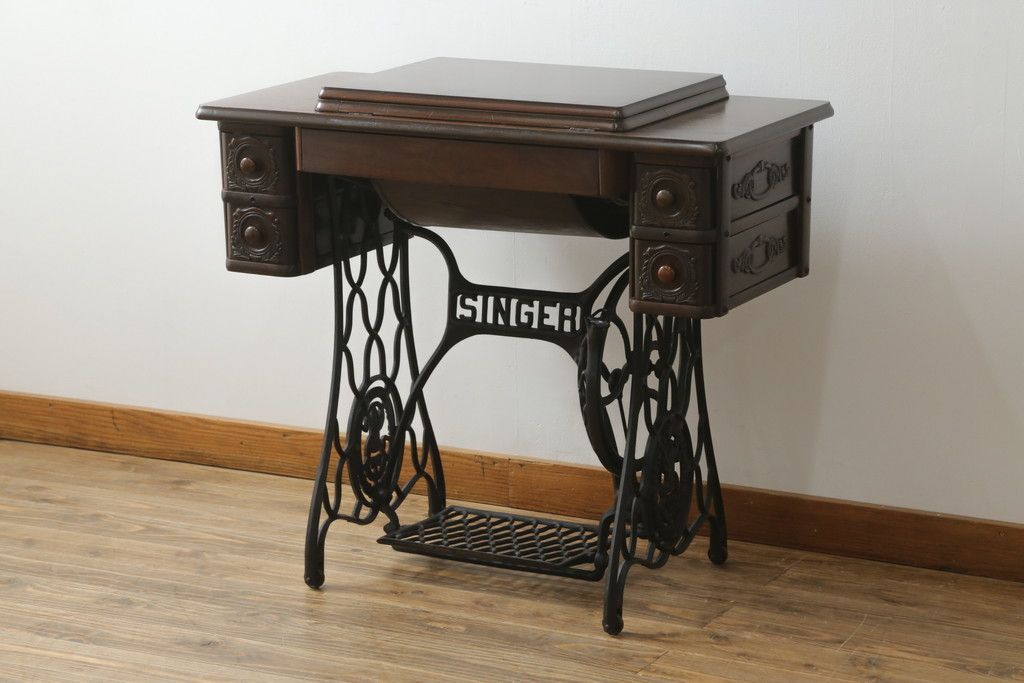 SINGER シンガー社 足踏みミシン ジャンク品 イギリス