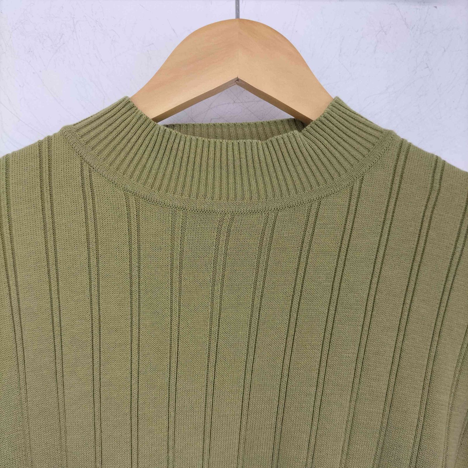 Jean Paul Gaultier リブニット長袖カットソー ベージュ 48 Jean Paul Gaultier リブニット長袖カットソー ベージュ 48