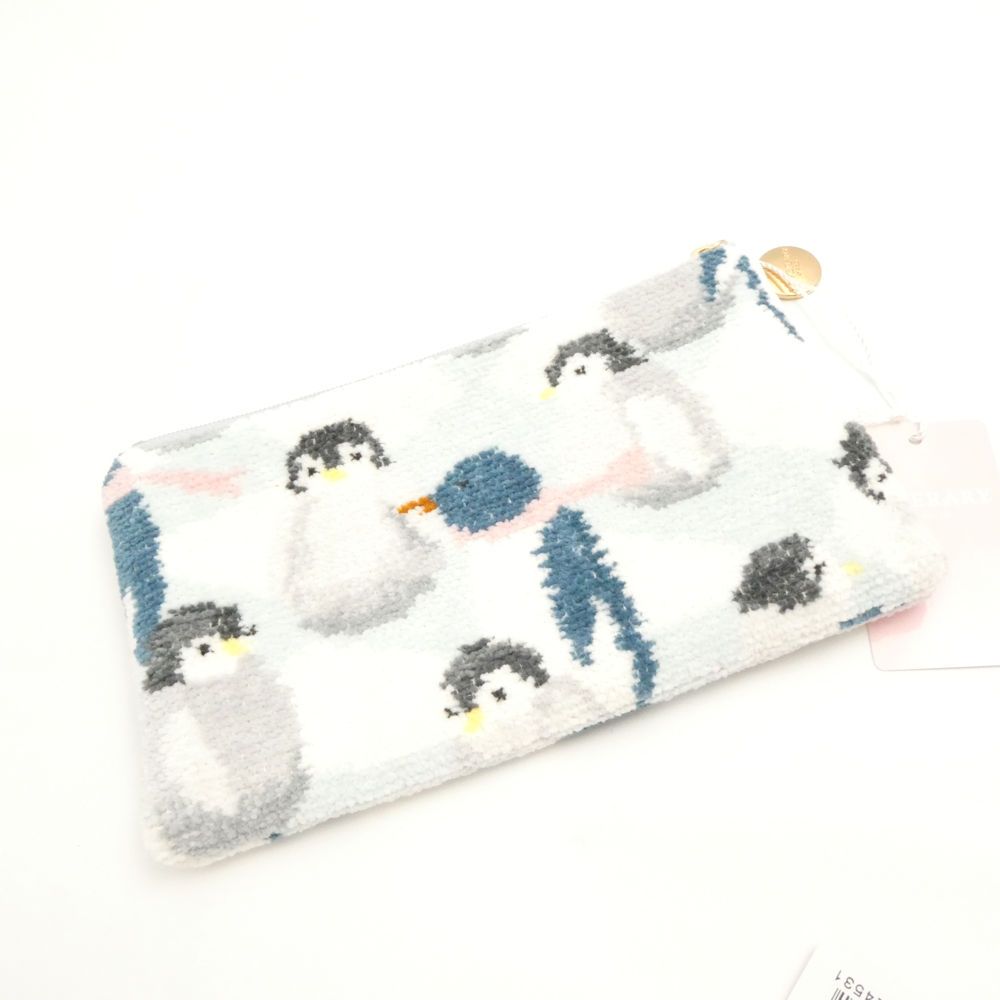 LOVERARY BY FEILER フェイラー ポーチ ハンカチ 巾着 3点 ペンギンアイランド ハンドタオル レディース AM7258