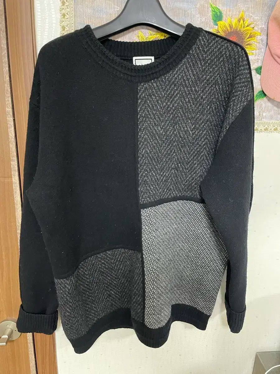 WOOYOUNGMI(ウーヨンミ) カラーブロック ニット セーター 110 サイズ 52
