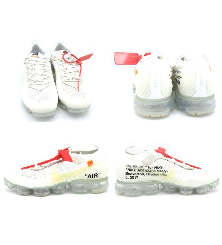 ナイキ NIKE × オフホワイト OFF WHITE AIR VAPORMAX AA3831 100 エア ヴェイパーマックス スニーカー ホワイト f28365