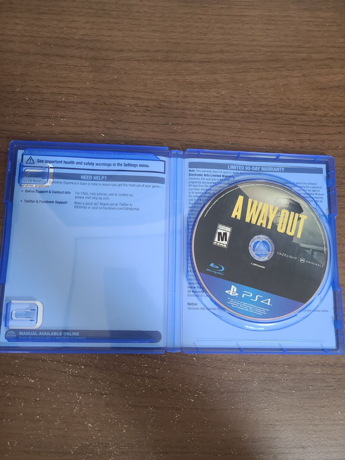 超希少☆日本未入荷☆PS4 北米版　A WAY OUT　アウェイアウト 新品】A Way Out アウェイアウト PS4 輸入 北米版 : 海外ゲーム専門店