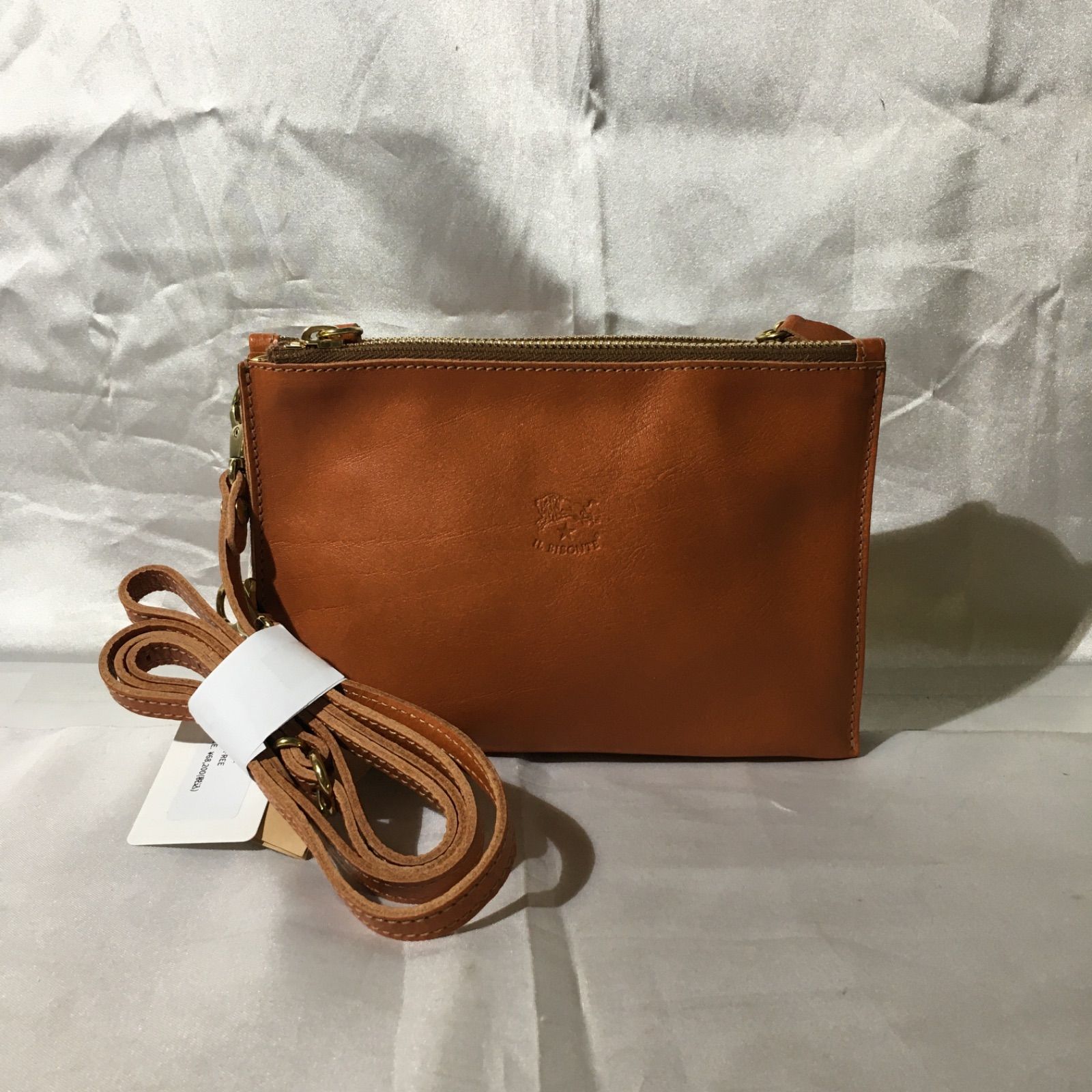 IL BISONTE CLUTCH SMALL BAG クロスボディバッグ ダブル クラッチ 