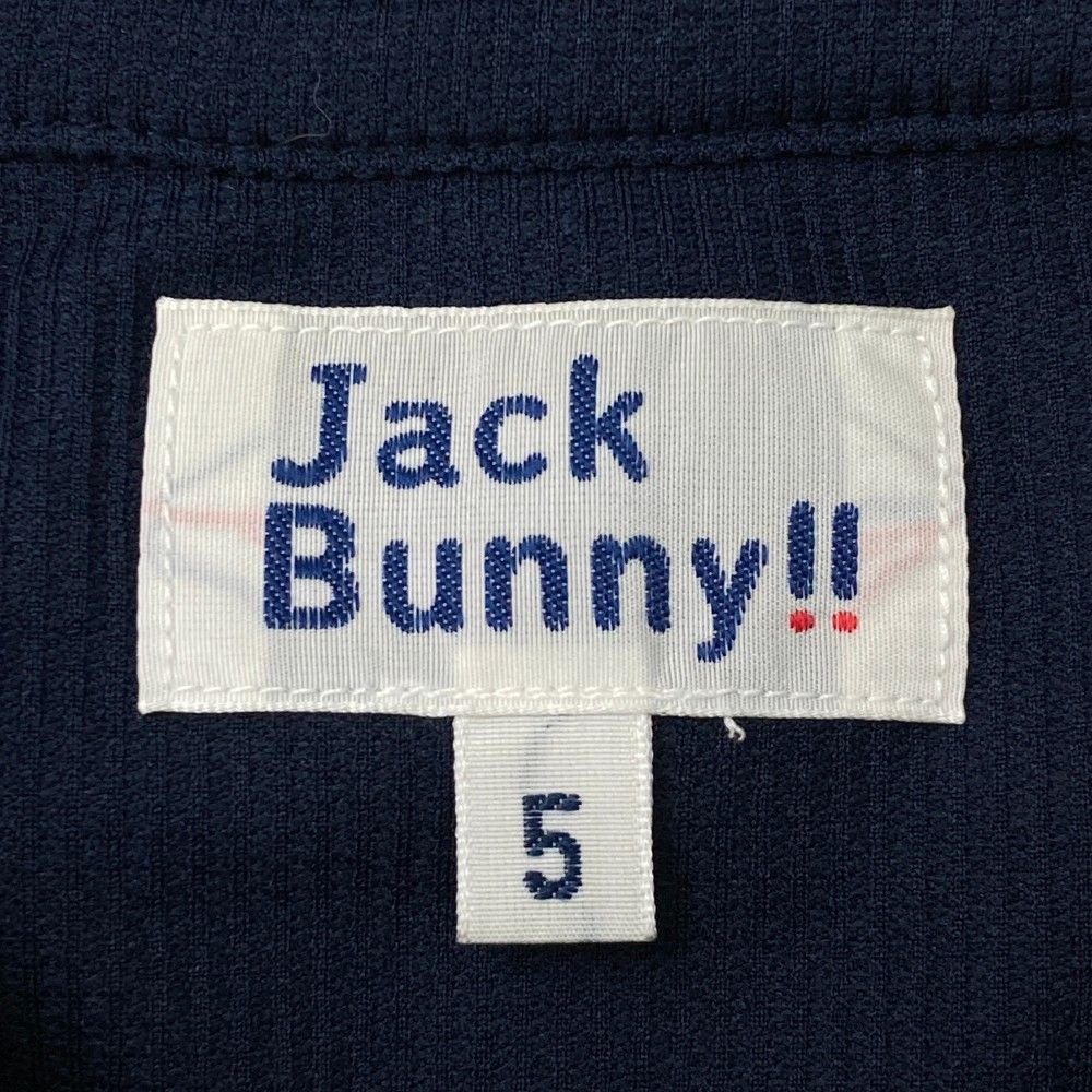 サイズ：5 JACK BUNNY ジャックバニー 半袖ポロシャツ ネイビー