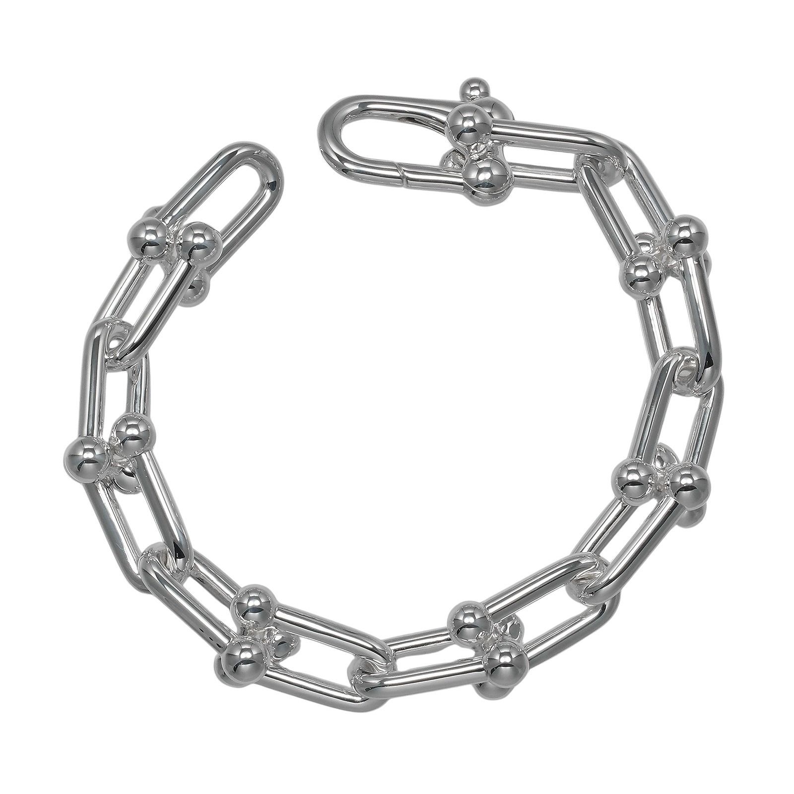 Tiffany ティファニー シルバー 925 ハードウェア ID ブレスレット TIFFANY ティファニー ハードウェア スモールリンク