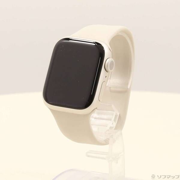 〔 品〕 Apple Watch Series 9 GPS 41mm スターライトアルミニウムケース スターライトソロループ 276