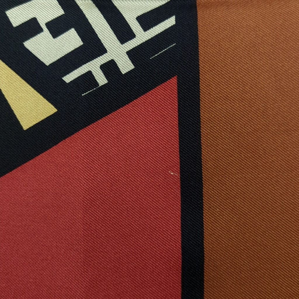 FENDI フェンディ 100% シルクスカーフ トランプ サイコロ カジノ  