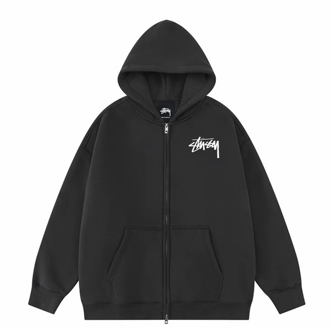 2025新作Stussy ステューシー ジップパーカー 男女兼用 - メルカリ