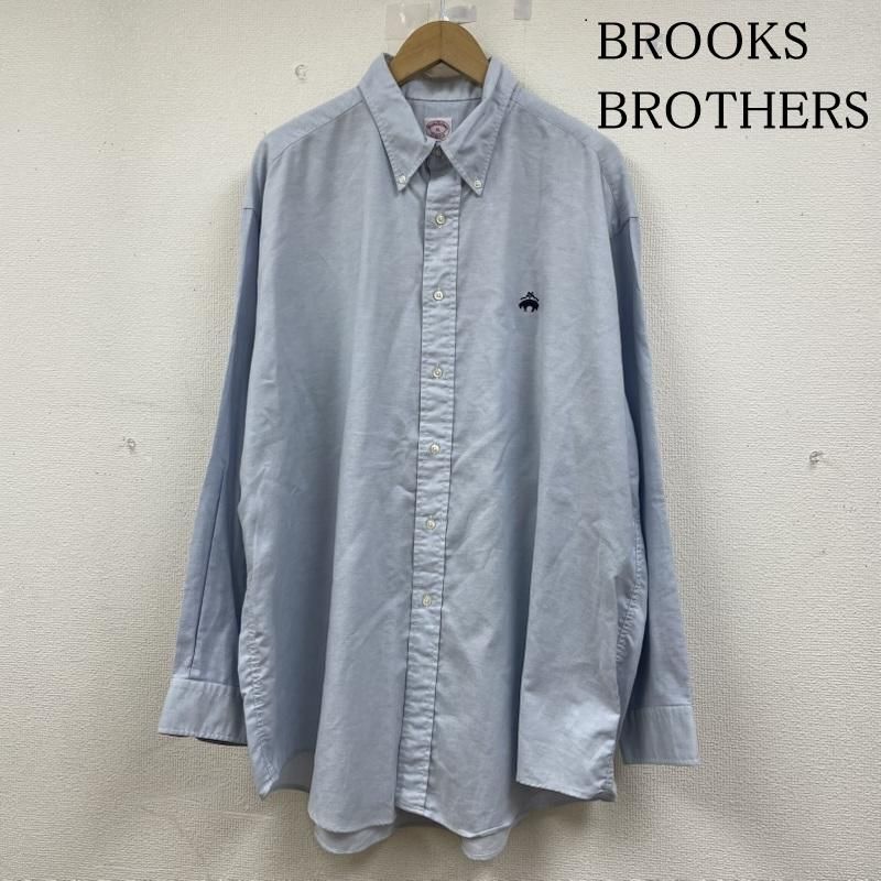 BROOKS BROTHERS ブルックス ブラザーズ シャツ ブラウス 長袖 makers レギュラー 長袖 シャツ ブラウス Shirt ロングスリーブ ロゴ 刺繍