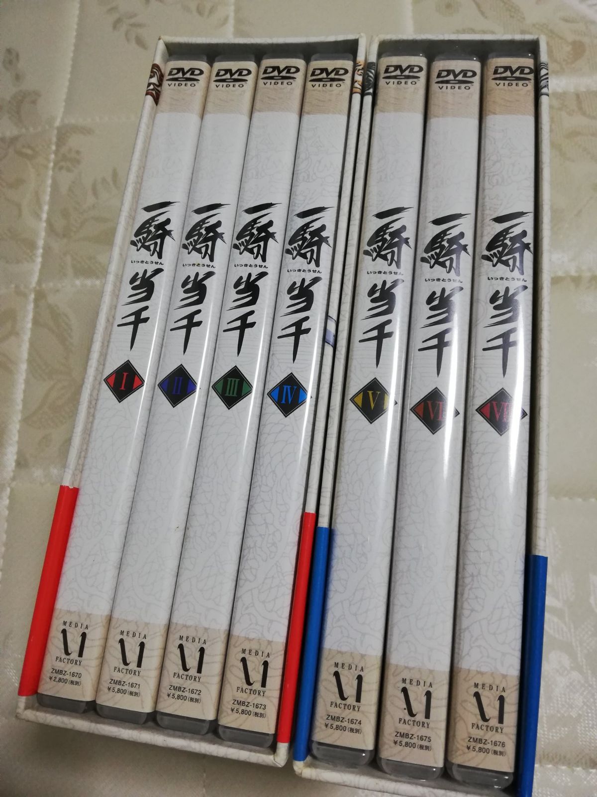 ほぼ新品】DVD アニメ 一騎当千 DVDBOXセット 全7巻 未開封あり