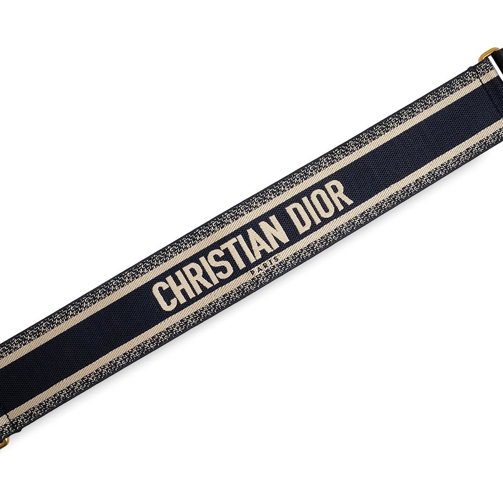 クリスチャンディオール エンブロイダリー ロゴバックル ベルト #80