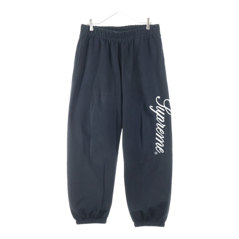 SUPREME シュプリーム 24AW Embroidered Script Sweatpant スクリプト ロゴ刺繍 スウェットパンツ ブラック