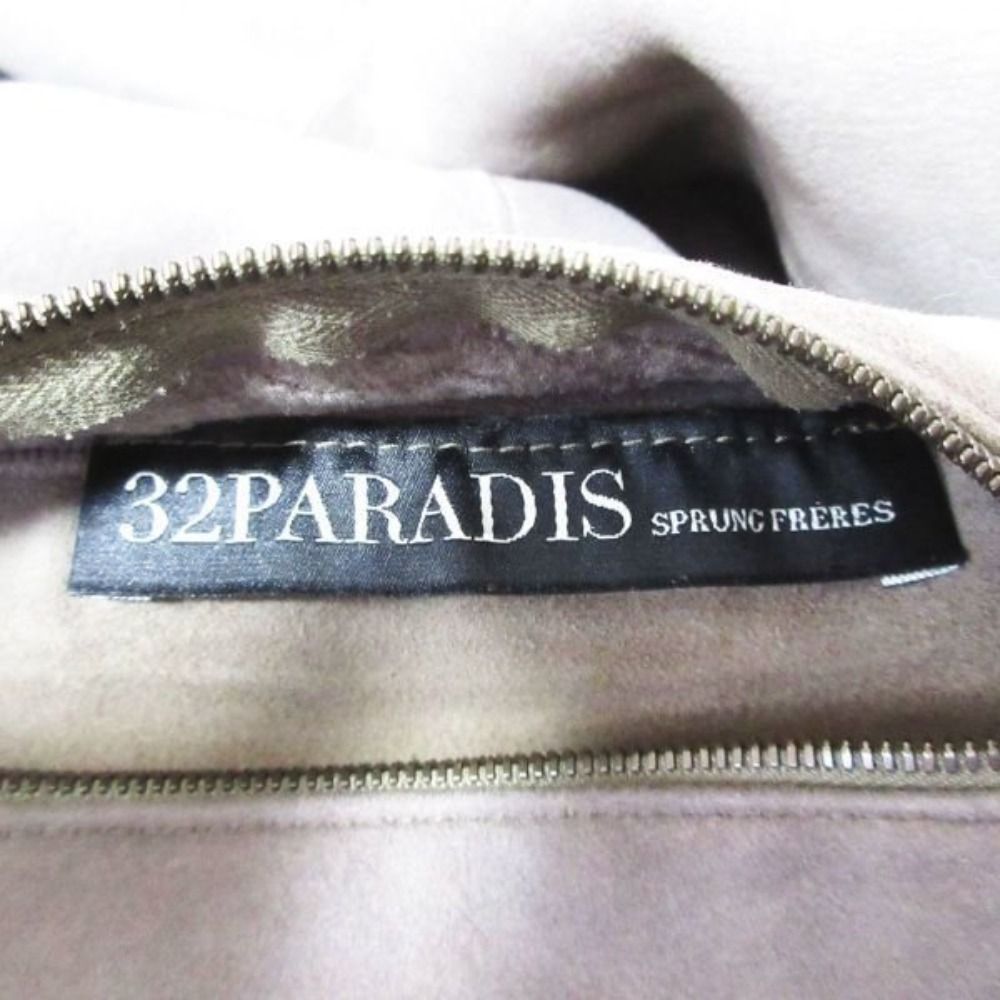 美品 32PARADIS トラントドゥパラディ リバーシブル ムートンコート  