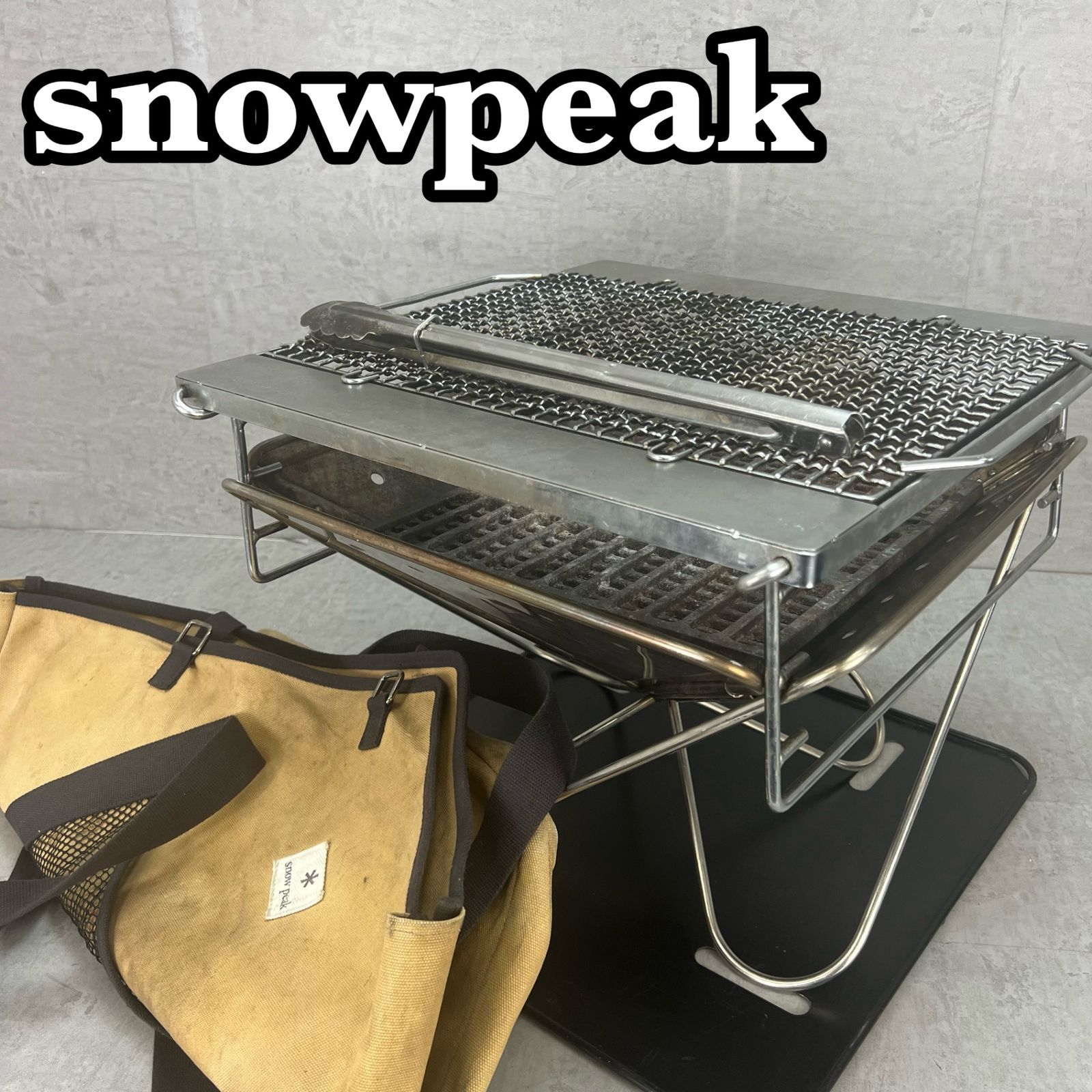 SnowPeak スノーピーク 焚火台Ｌ ST-032RS モダン キャンプ ファミリー グループ アウトドア