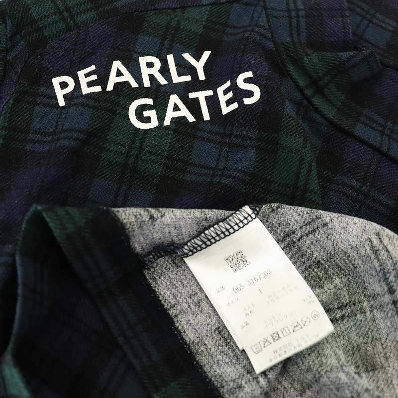 パーリーゲイツ PEARLY GATES ハイネックカットソー ブラック
