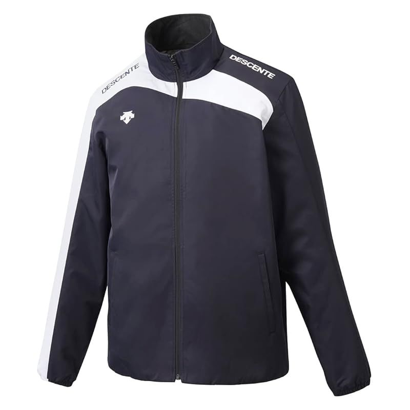 彡 デサント ウインドブレーカー 定番 防風 保温 裏トリコット 前開き 動きやすい トレーニング ジム ランニング メンズ チーム DNVY DTM-3550B M 0 NEXPOTALLINN_EU