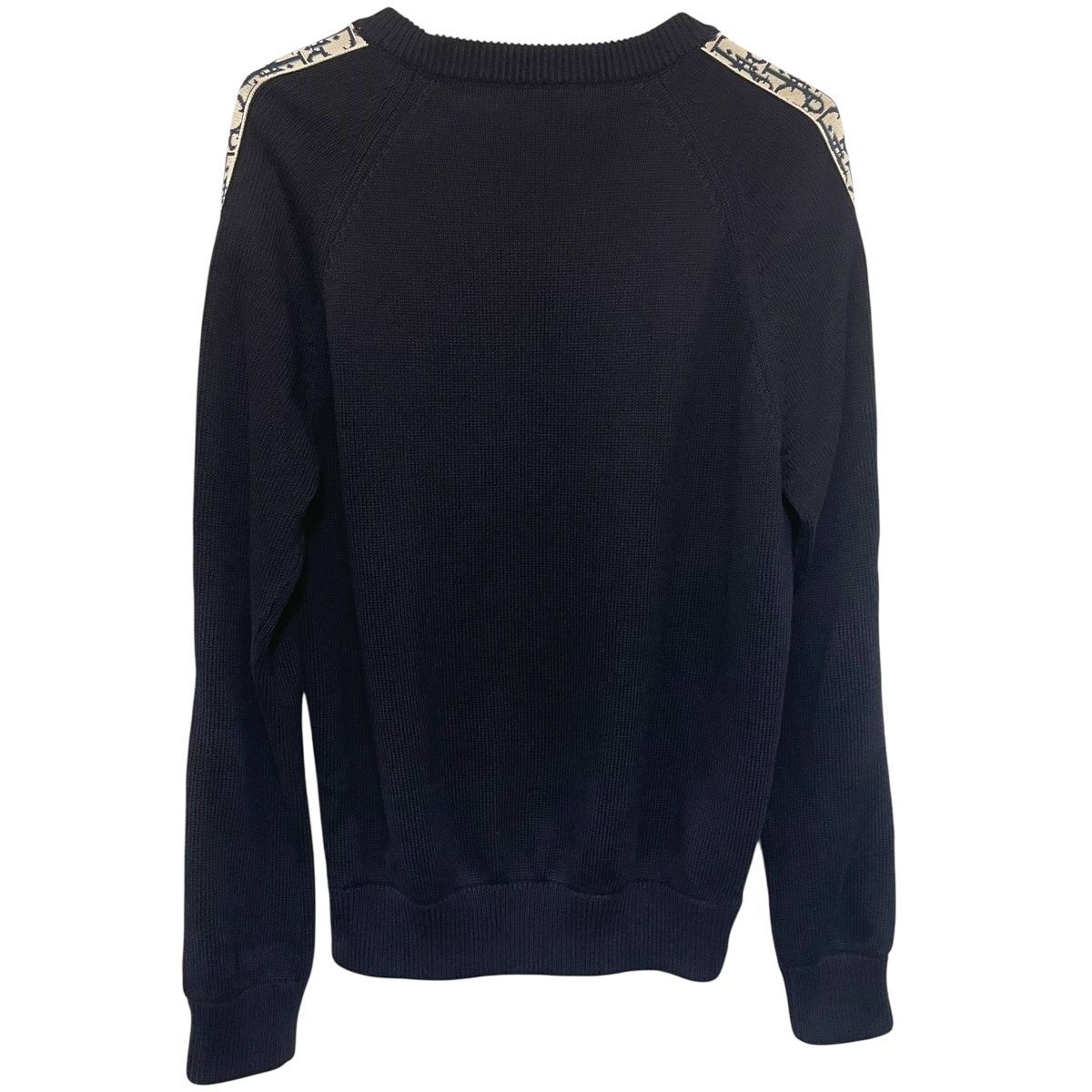 Dior ディオールオブリークコットンジャージーセーター ネイビー M