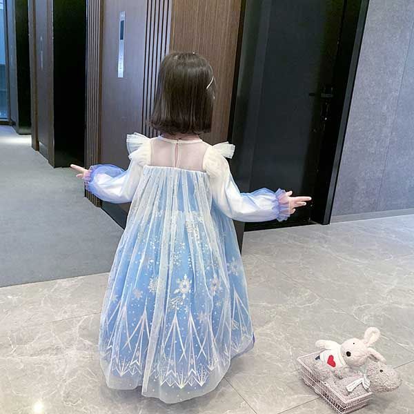 プリンセスドレス エルサ ドレス プリンセス 子供 仮装 ワンピース