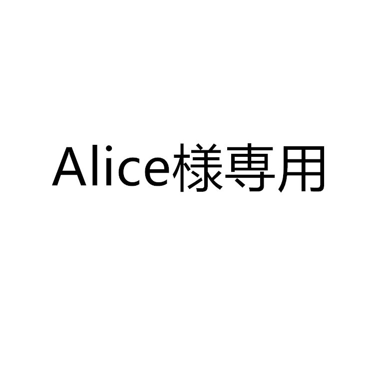 Alice 様専用 アリス様専用ページ ALICE様 専用ページ Alice様 専用ページ