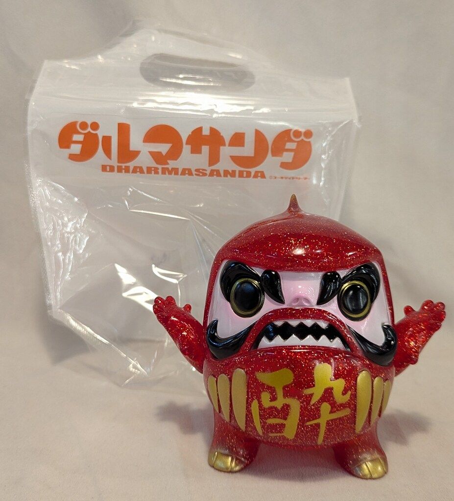 美品】サンガッツ 本舗 ゴジラ 第3形態 茶クリア 赤ラメ 東宝怪獣総