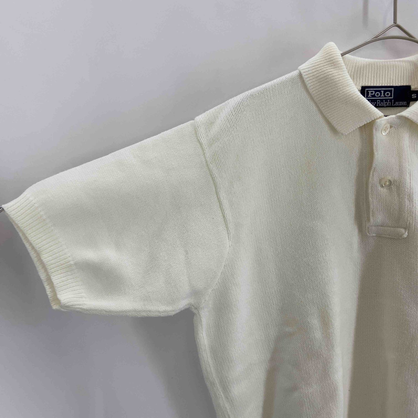 POLO RALPH LAUREN】ケーブルニット ポロシャツ | (トップス