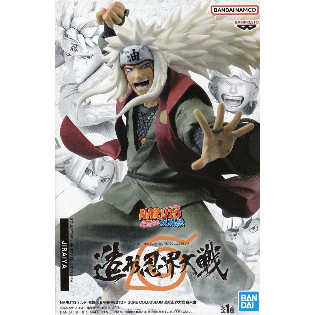 自来也(じらいや) NARUTO-ナルト- 疾風伝 BANPRESTO FIGURE