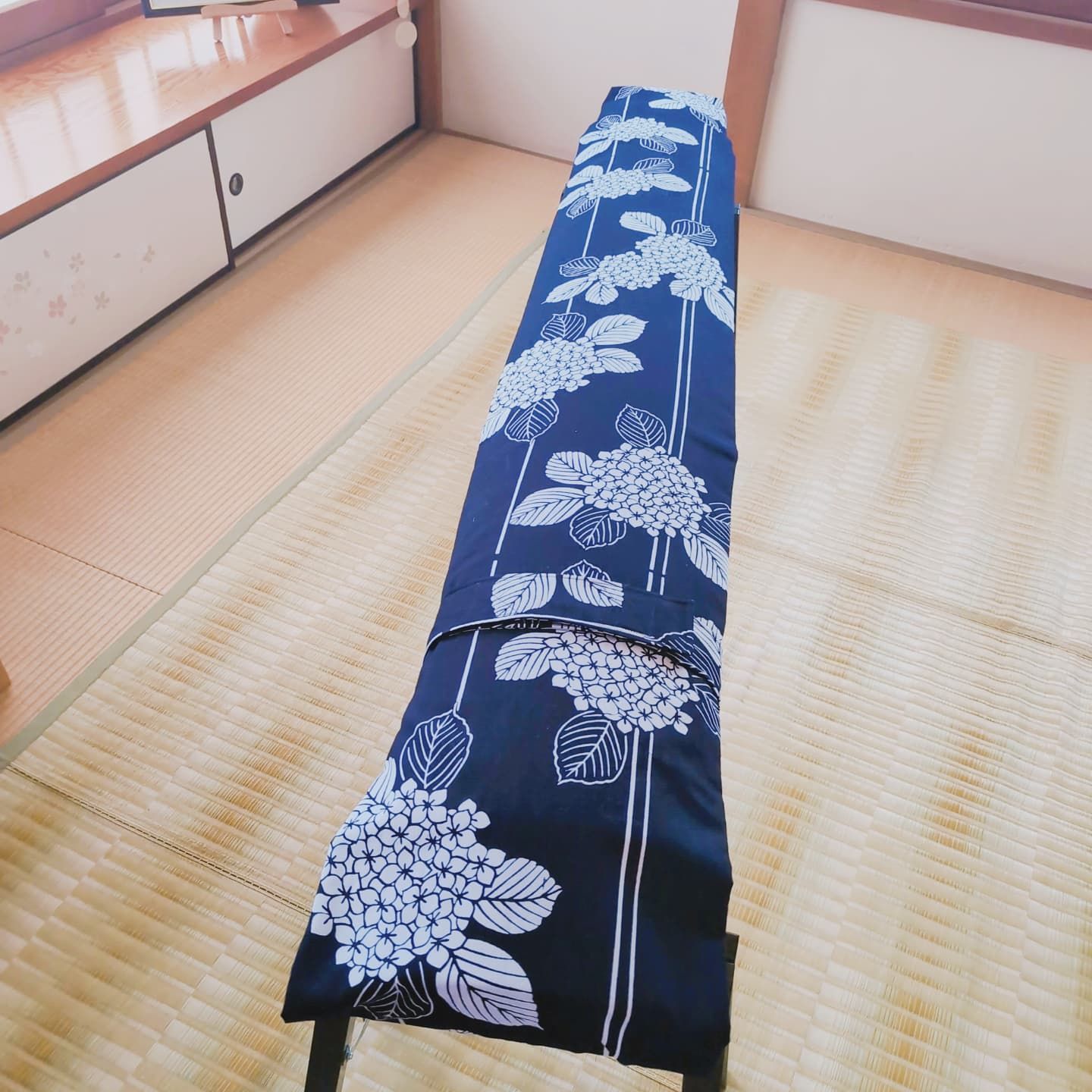新品 油単 ゆたん 13絃用 琴掛け 琴カバー 紺 無地 ゆたん（油単）13絃箏用 琴袋 販売