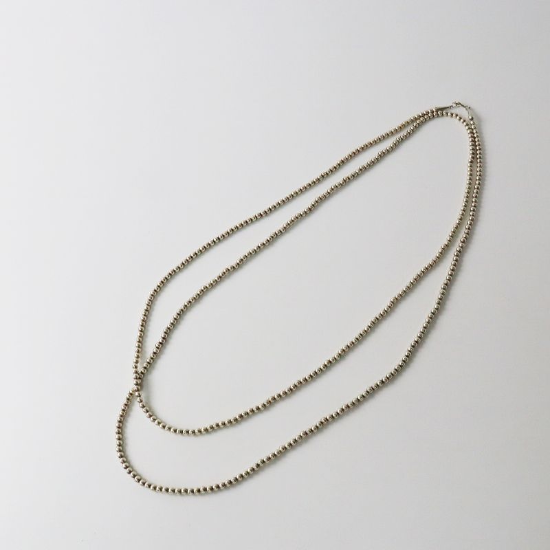 ebure ナバホパールネックレス エブール ebure ナバホパールネックレス 約180cm/シルバー ロング