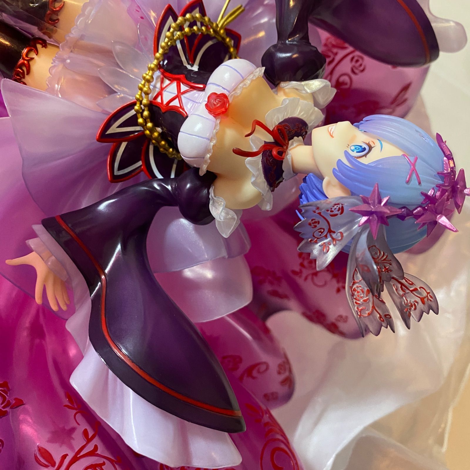 渋スク フィギュア レム＆鬼レム クリスタルドレスver 開封済美品 SHIBUYA SCRAMBLE FIGURE 鬼レム -Crystal Dress Ver-