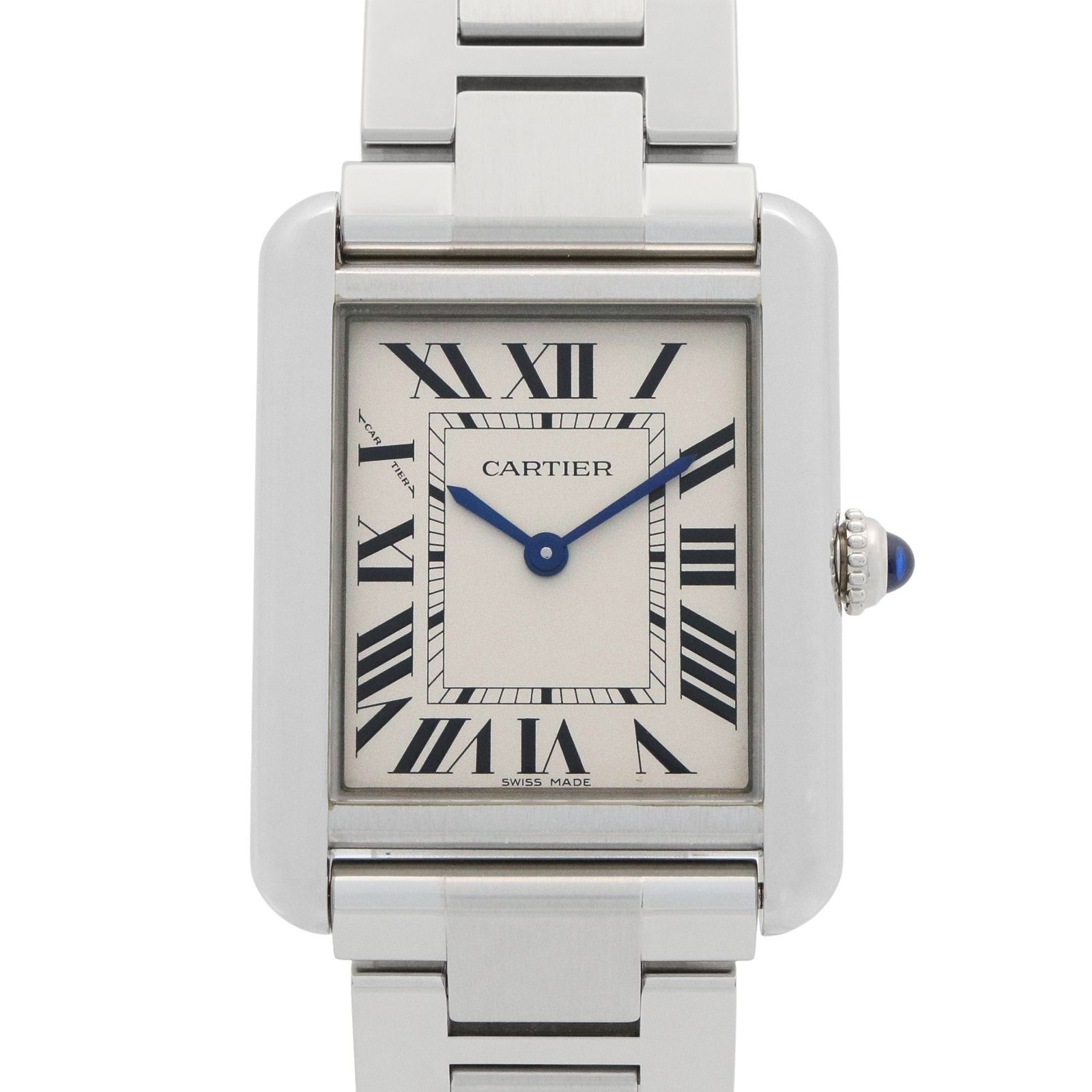 カルティエ CARTIER 腕時計 タンク ソロ SM W5200013 シルバー ステンレススチール タンク ソロ SM レディース Used A