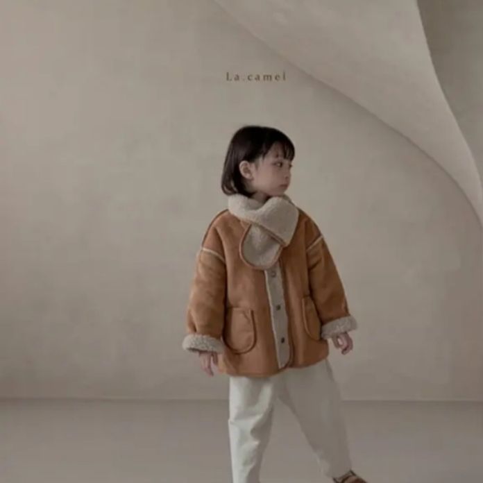 La.camel　rei reversible jacket