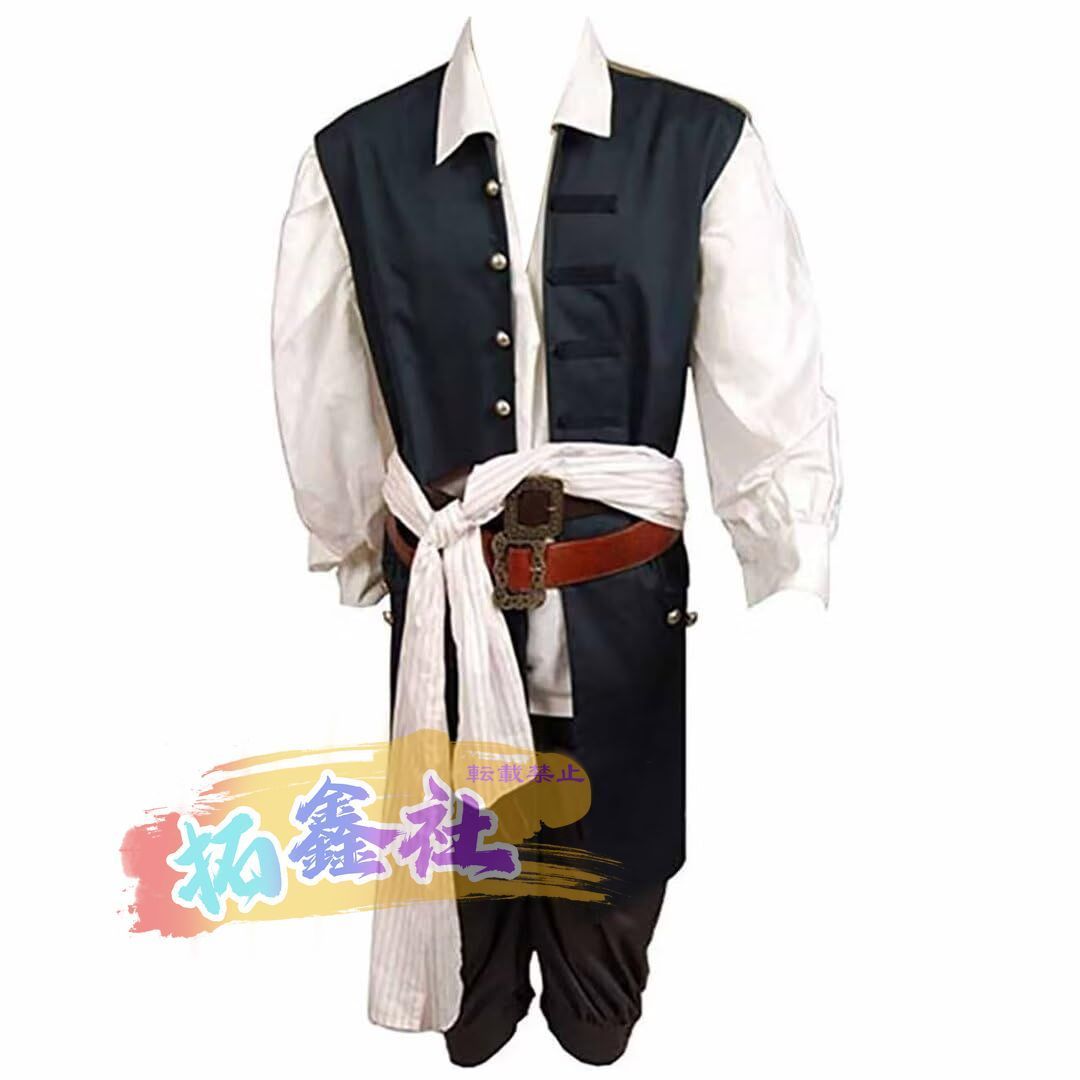 ジャック 海賊衣装 ジャック?スパロウ コスプレ衣装 ジャック コスプレ jack sparrow コスプレ衣装 ジャックコスチューム 撮