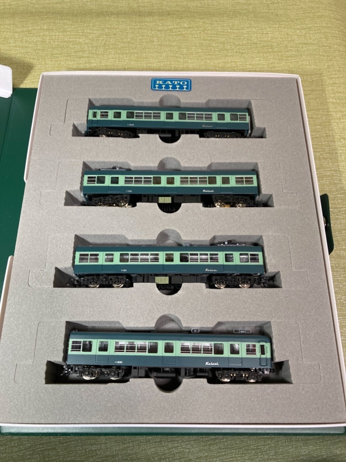 京成210,2100形青電4輌セット(オリジナル組立品)