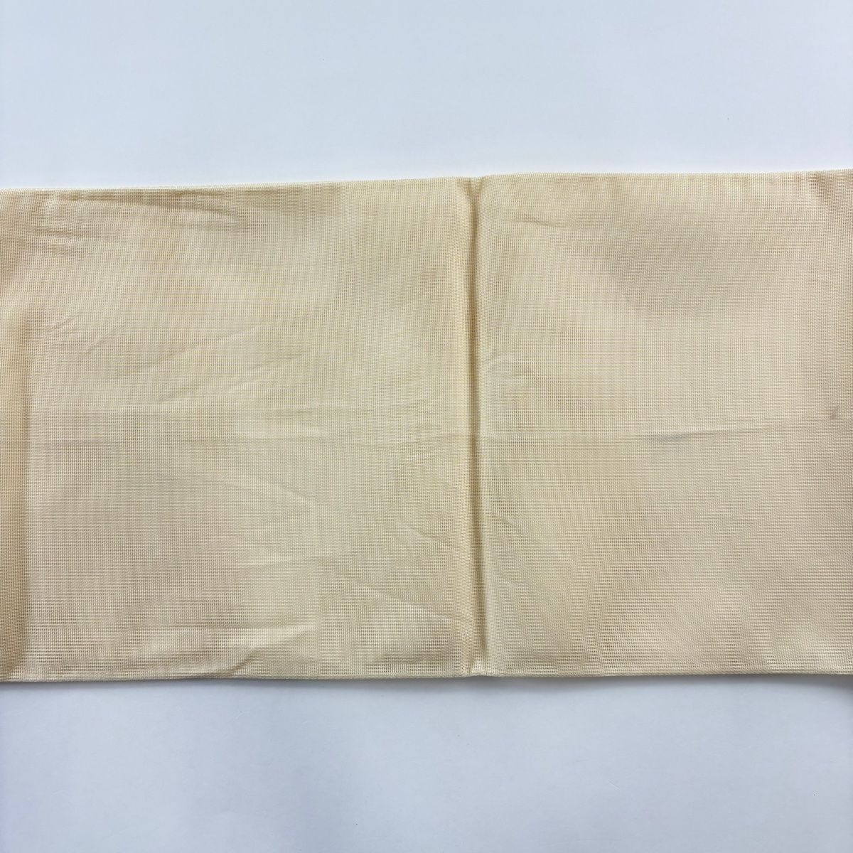 【新発売】今週の市販 蜀江華文 扇面 紗 夏帯 秀品 袋帯 銀糸 お太鼓柄 ベージュ 刺繍 着物・浴衣