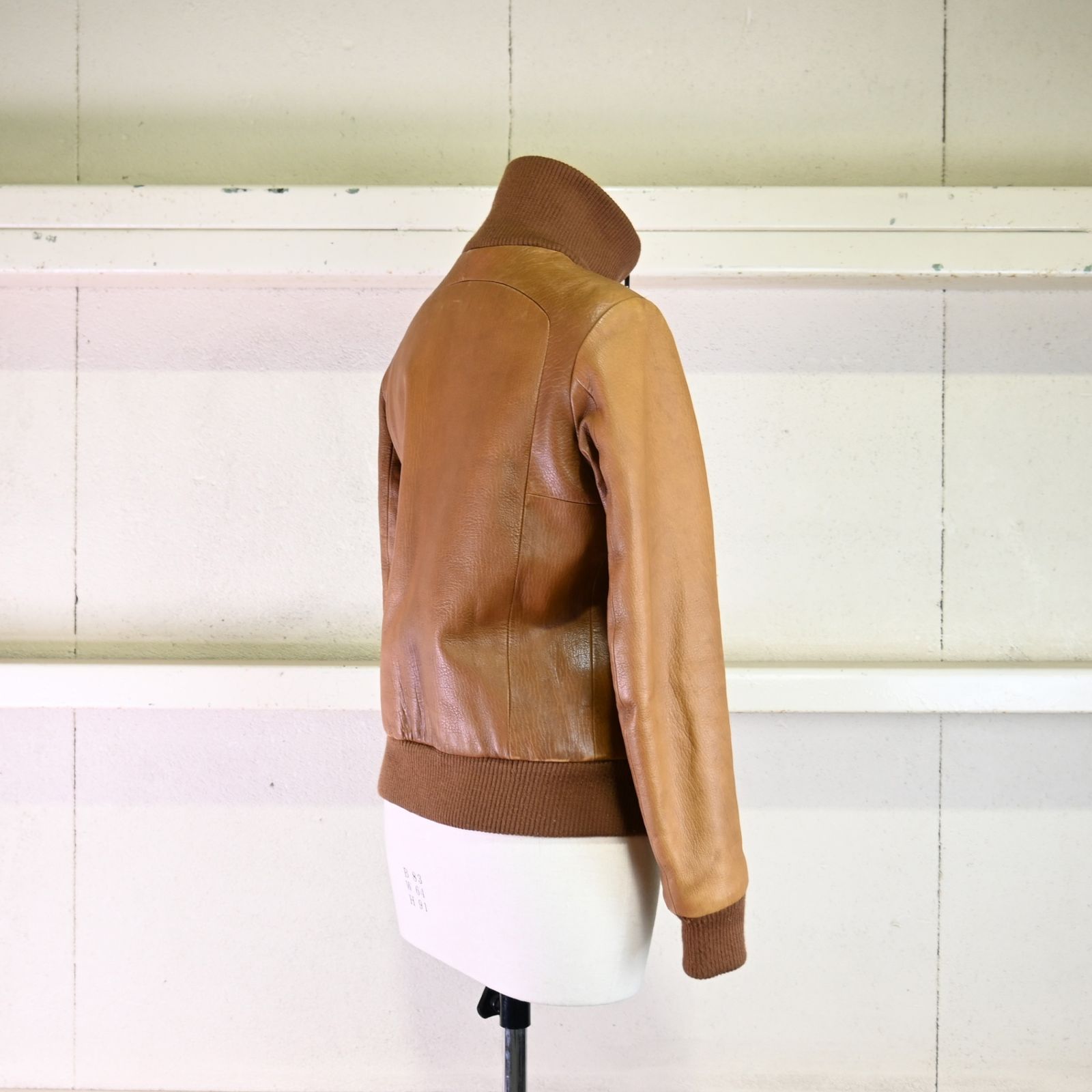 ○ RUFFO ルッフォ レザー ジップアップ ブルゾン ジャケット メンズ