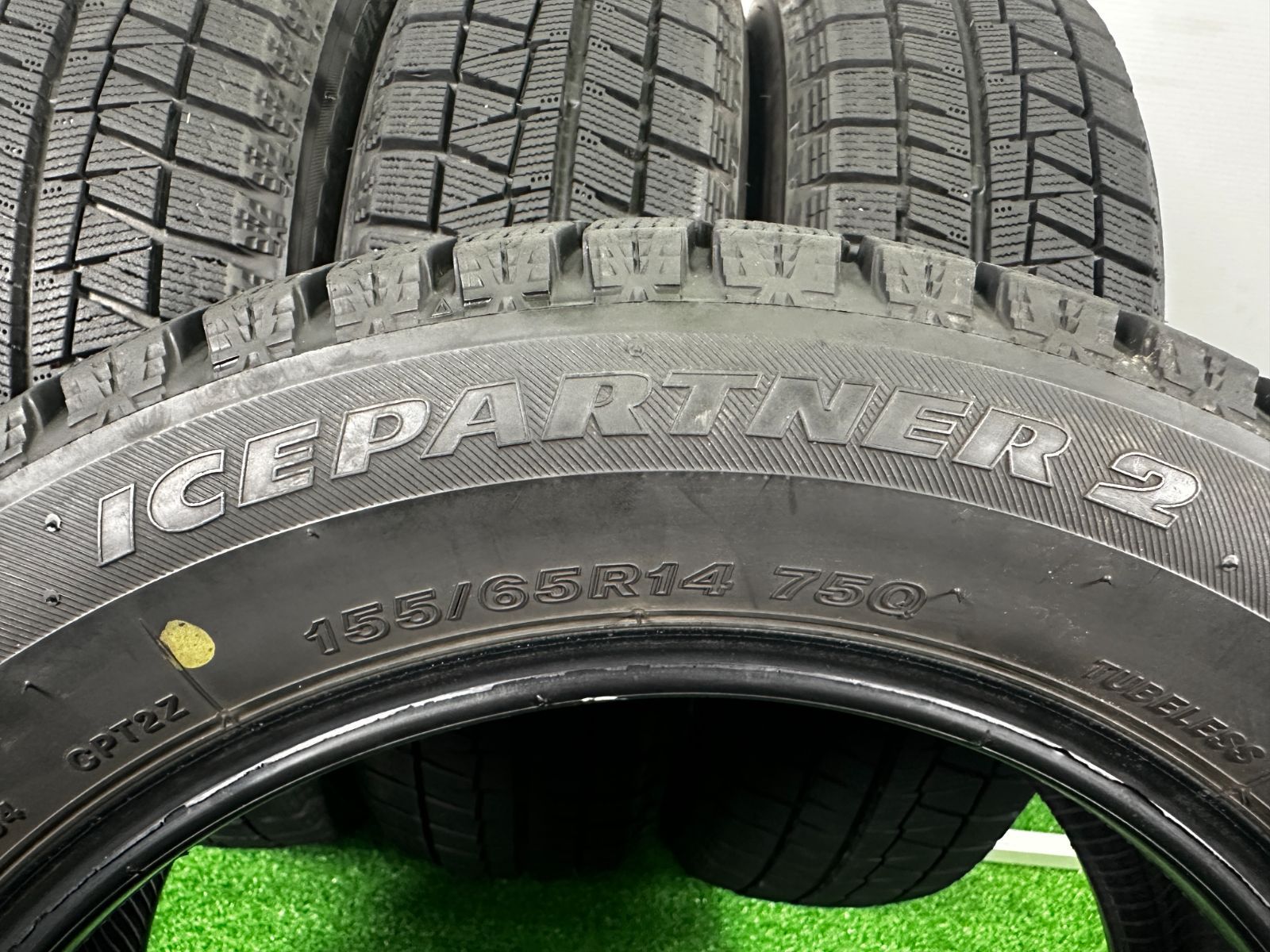 送料無料☆155/65R14 ブリヂストン ICEPARTNER2 2020年製 4本 冬