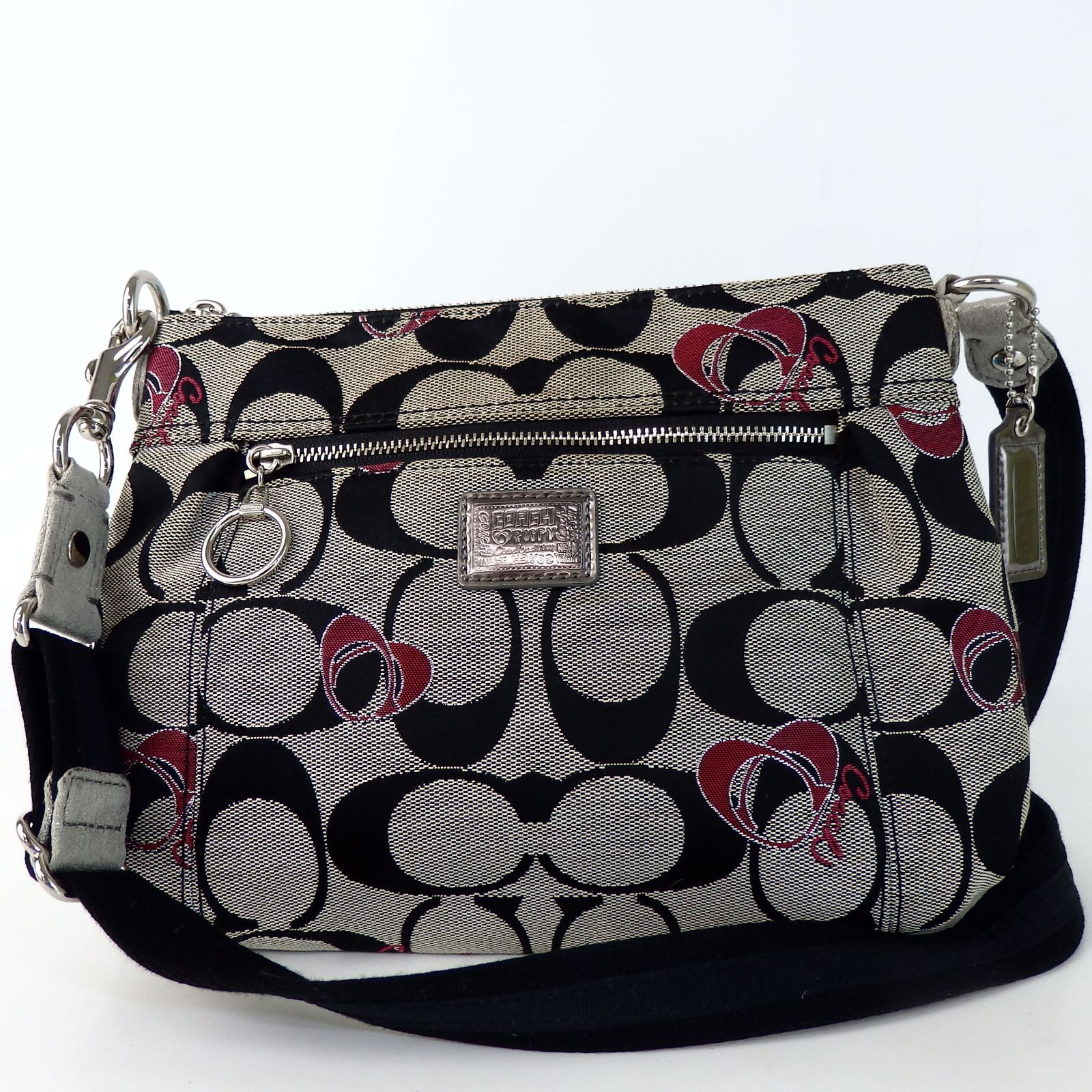 COACH】コーチ シグネチャー ショルダーバッグ グルービー ハート 