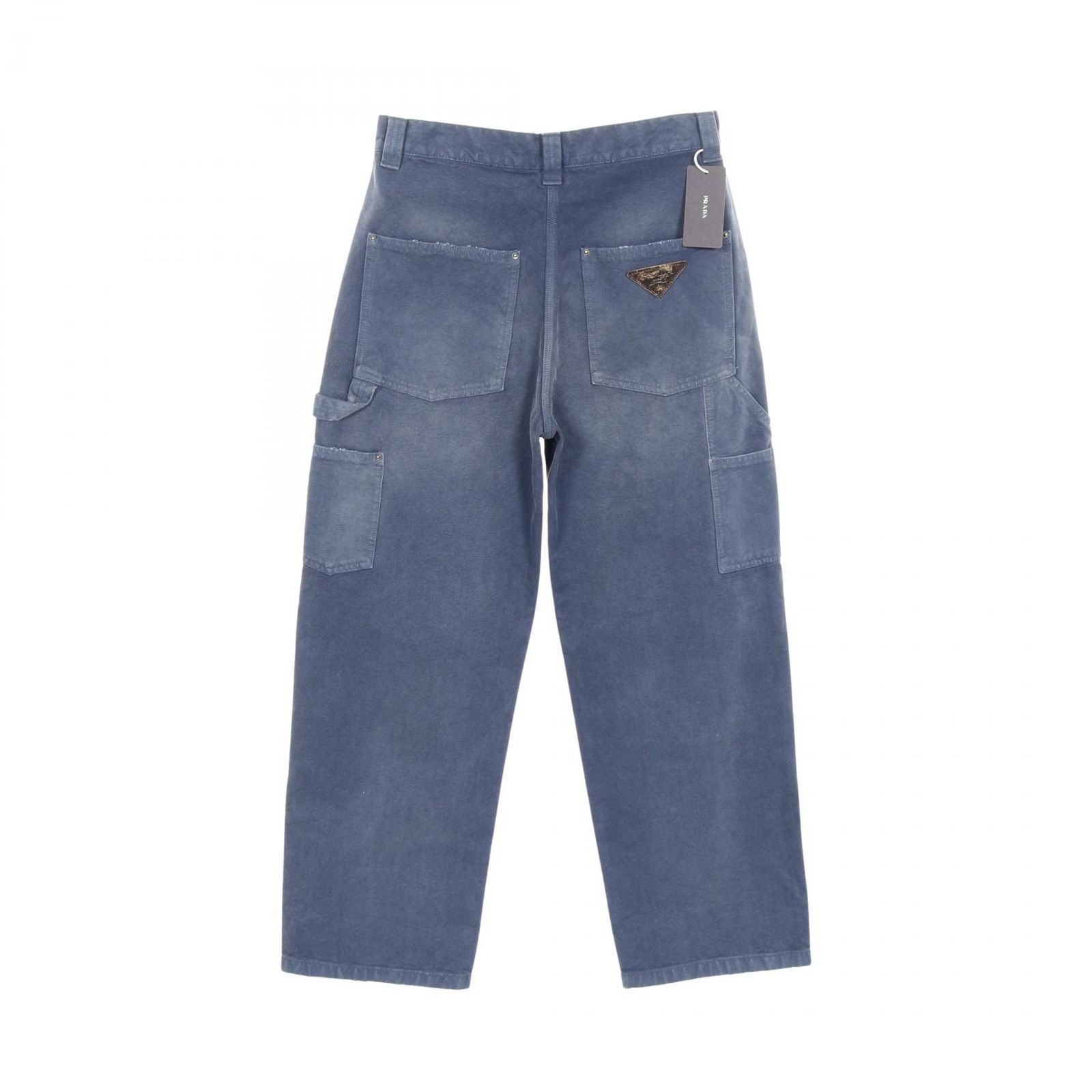 プラダ PRADA カーゴパンツ コットン パンツ レディース