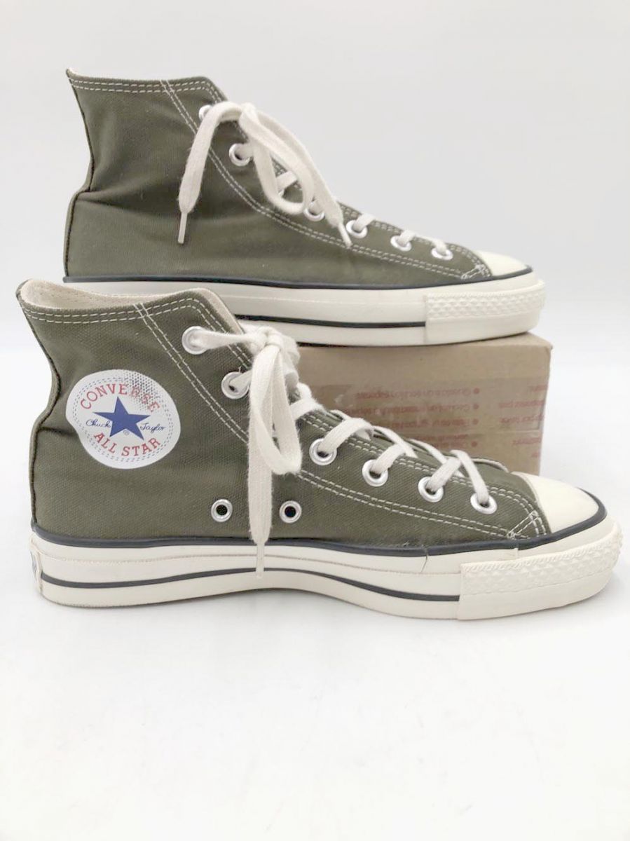 CONVERSE コンバース オールスター J HI カーキ ハイカット スニーカー size5.5(24.5cm相当)/カーキ ■■◎レディース