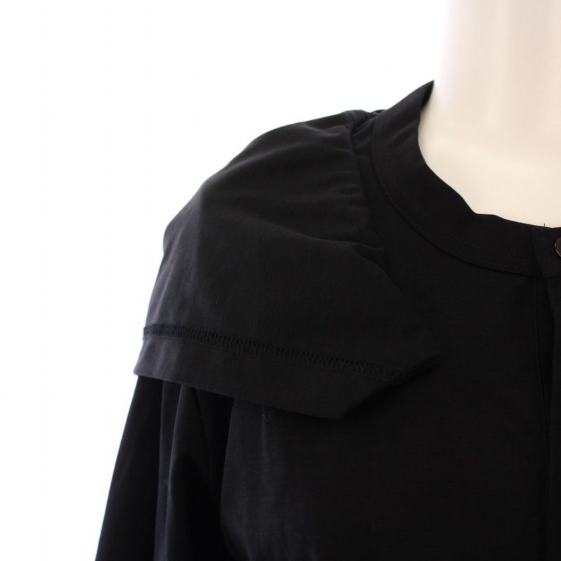 ノワールケイニノミヤ  kei ninomiya COMME des GARCONS カーディガン 長袖 クルーネック フード ストレッチ S ノワールケイニノミヤ kei ninomiya COMME des GARCONS