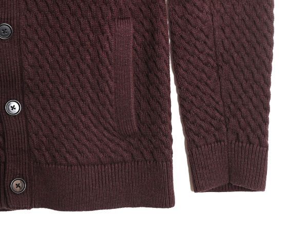 バナナ・リパブリック ショールカラー ニット カーディガン ブラック 未使用 バナナリパブリック ショールカラー ウール ニット カーディガン